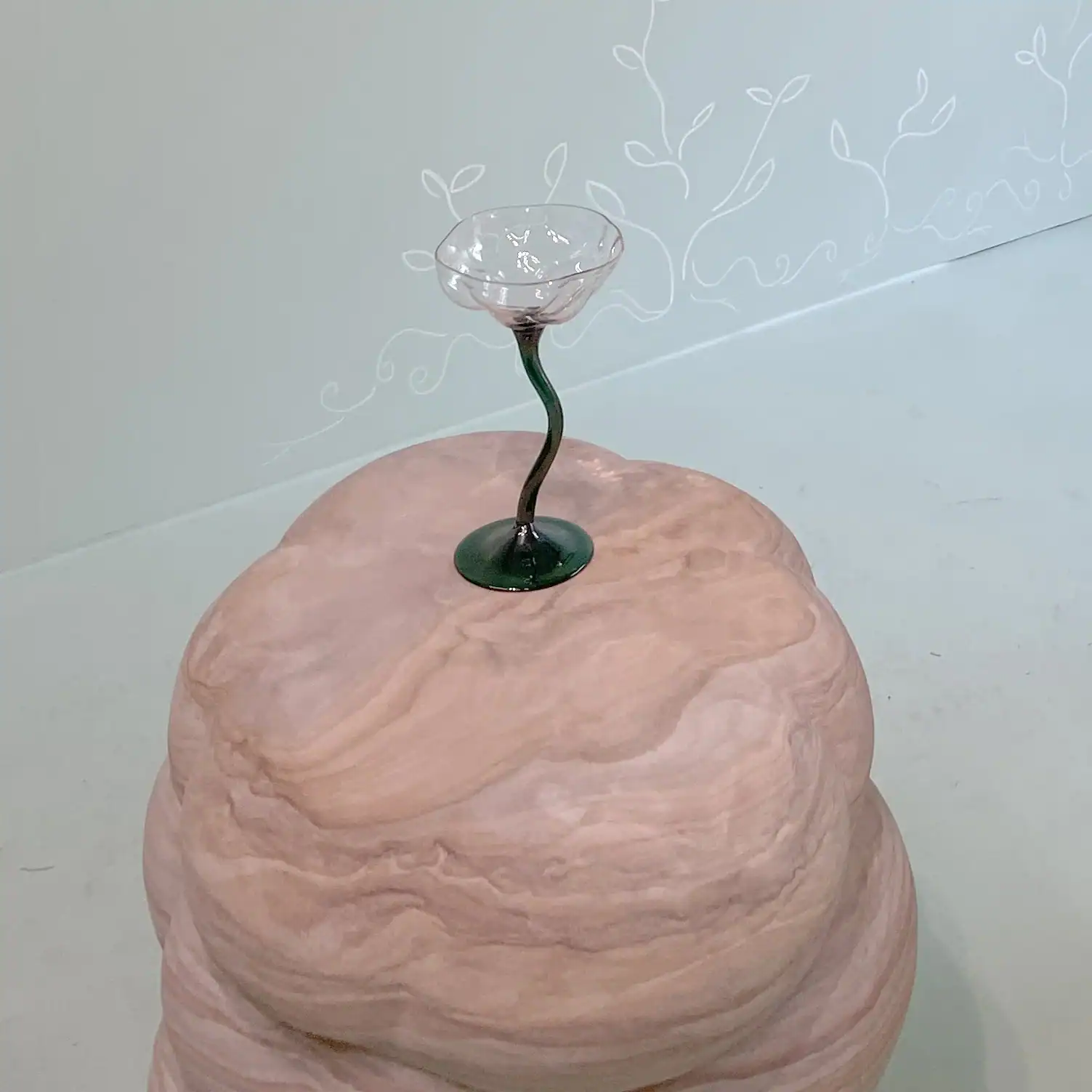 Cocktail Glass and Side Table by Irene Cattaneo for Meritalia
