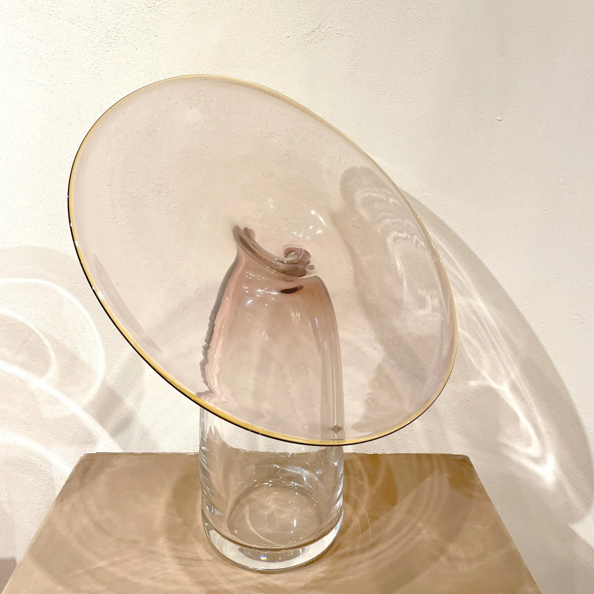 Glass Vase Auris by atelier oï, limited edition of 25 pieces